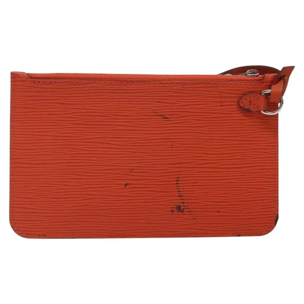Louis Vuitton Epi Neverfull PM Pouch Orange